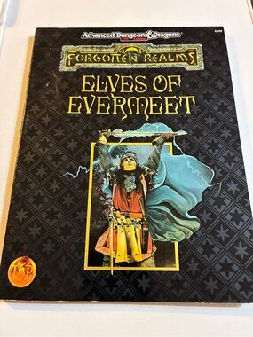 AD&D 2nd Ed Forgotten Realms Elves of Evermeet by C.Anthony Pryor Paperback 9430